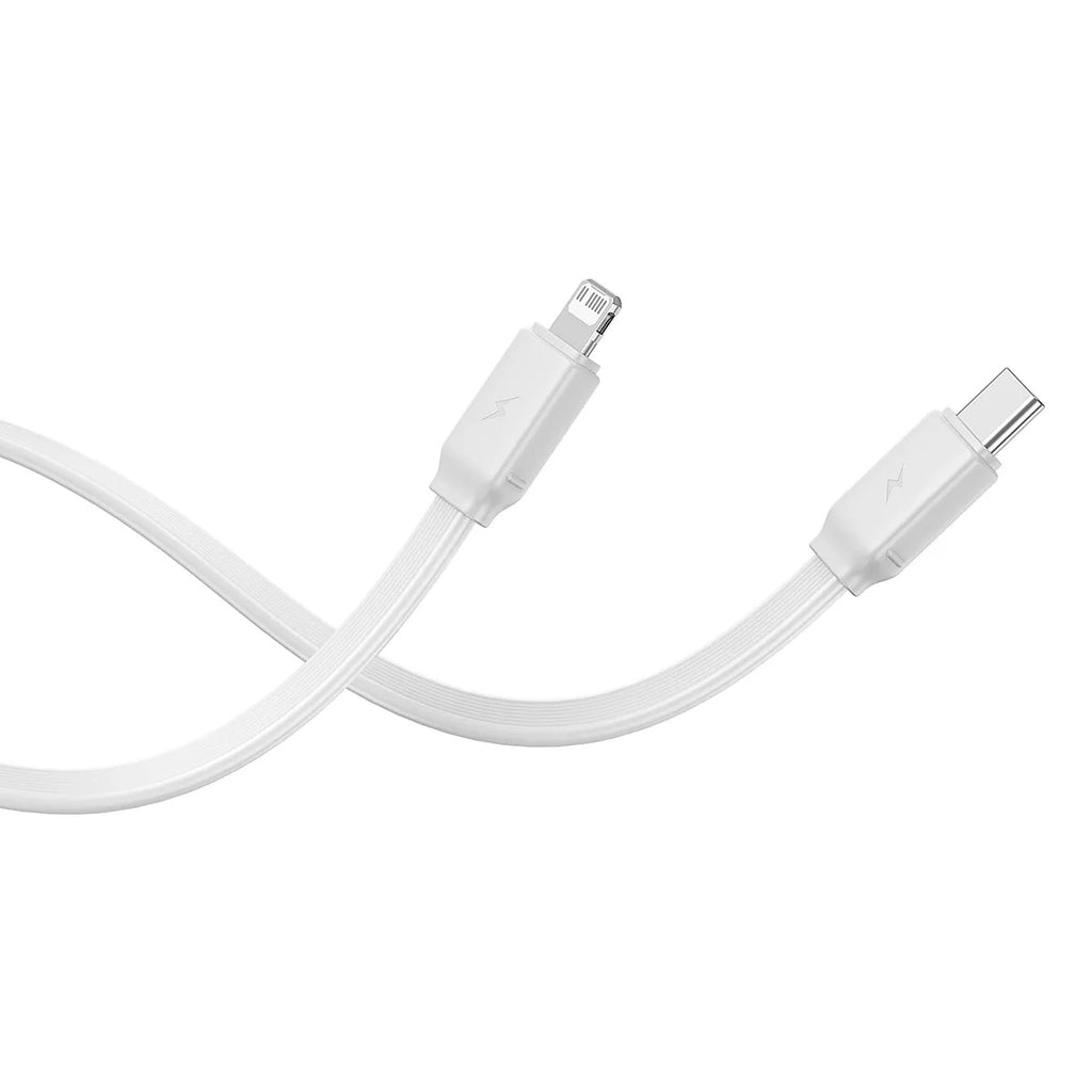Baseus Qpow2 Dual-Cable Digital Display Fast Charge Power Bank 20000mAh 22.5W - White