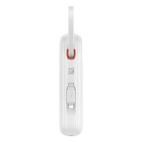 Thumbnail for Baseus Qpow2 Dual-Cable Digital Display Fast Charge Power Bank 20000mAh 22.5W - White
