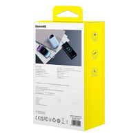 Thumbnail for Baseus Qpow2 Dual-Cable Digital Display Fast Charge Power Bank 20000mAh 22.5W - Blue
