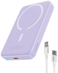 Thumbnail for Baseus Magnetic Mini Wireless Fast Charge Power Bank 10000mAh 20W - Purple
