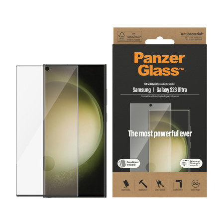PanzerGlass Screen Protector Ultra Wide for Samsung Galaxy S23 Ultra 5G (6.8")