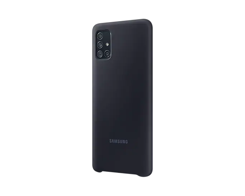Samsung Galaxy A51 Silicone Cover - Black