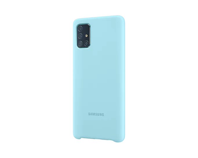 Samsung Galaxy A71 Silicone Cover - Blue