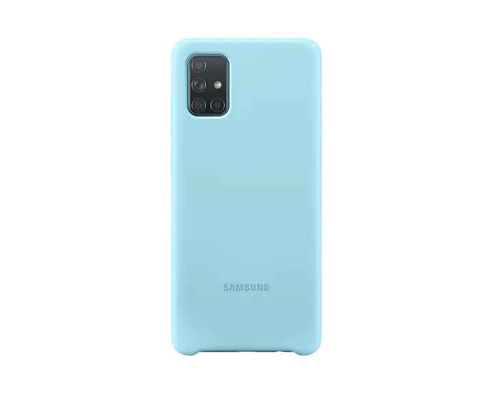 Samsung Galaxy A71 Silicone Cover - Blue