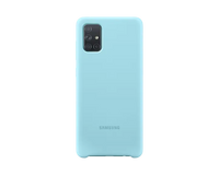 Thumbnail for Samsung Galaxy A71 Silicone Cover - Blue