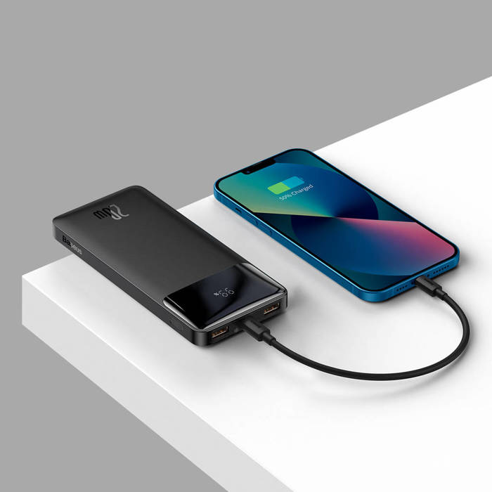 Baseus Bipow Fast Charging Power Bank 10000mAh 20W - Black