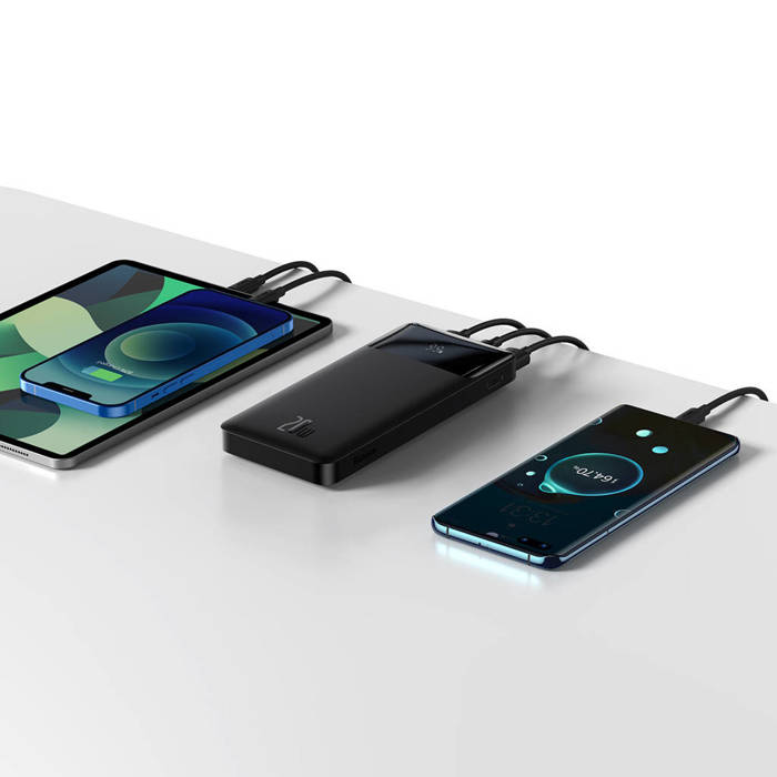 Baseus Bipow Fast Charging Power Bank 10000mAh 20W - Black
