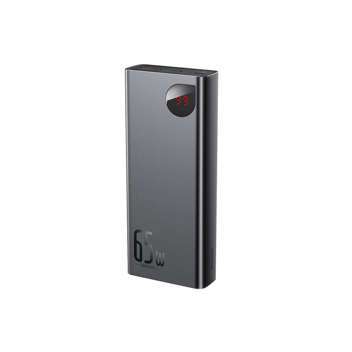 Baseus Adaman Power Bank 65W 20000mAh FAST charge PD For Laptop / Phone - Black