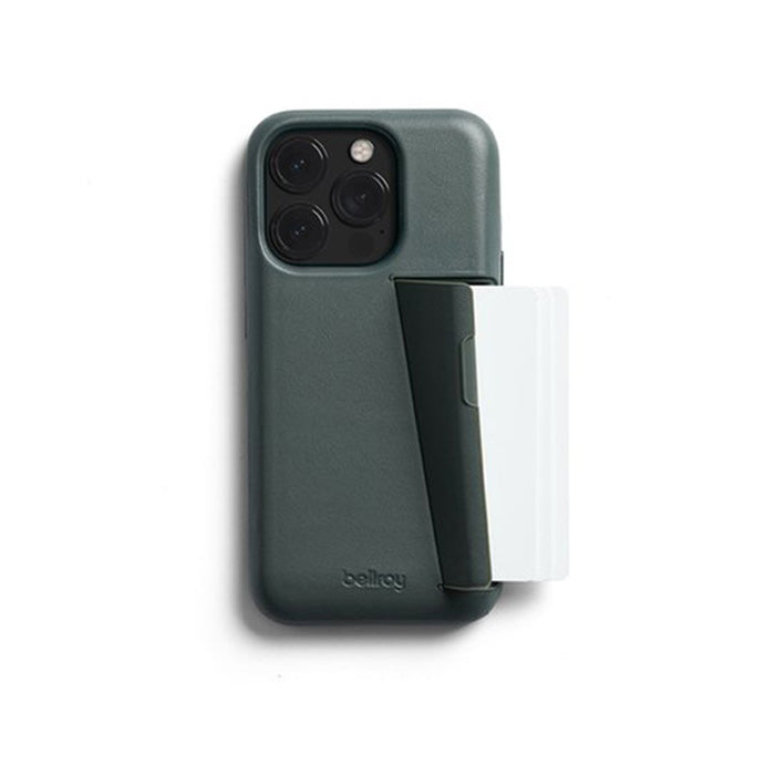 Bellroy Leather 3Card Case for iPhone 15 Pro Max - Everglade