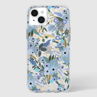 Thumbnail for Case-Mate Rifle Paper Magsafe Case for Apple iPhone 15 Plus - Garden Party Blue