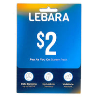 Thumbnail for LEBARA $2 Australia sim card PAYG Prepaid SIM Starter