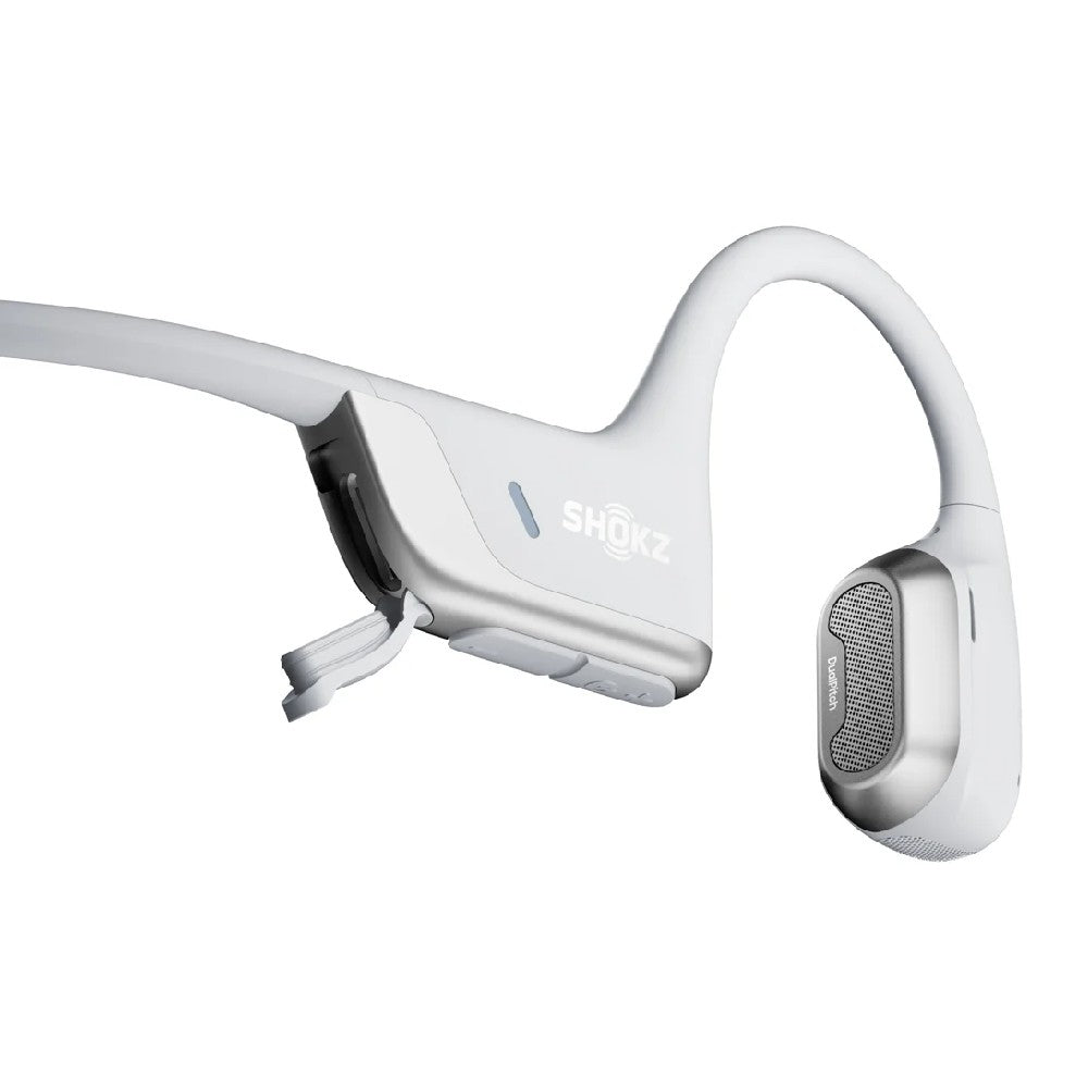Shokz OpenRun Pro 2 Premium Bone Conduction Sport Headphones - Silver