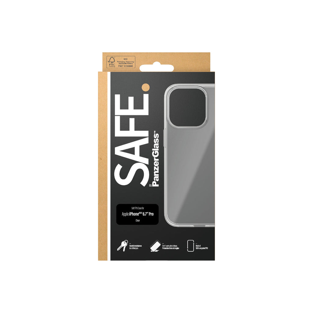 Panzer Glass SAFE TPU Phone Case for iPhone 15 Pro Max