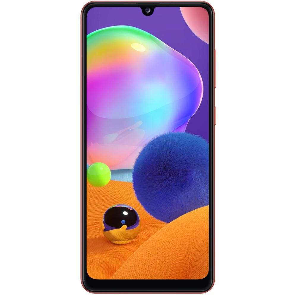 Samsung Galaxy A31 Hybrid Sim 128GB + 4GB 4G/LTE Smartphone - Red