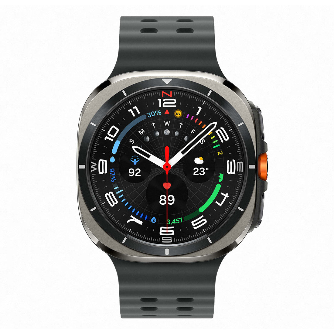 Samsung Galaxy Watch Ultra LTE 47mm Titanium Marine Band - Silver/Dark Grey
