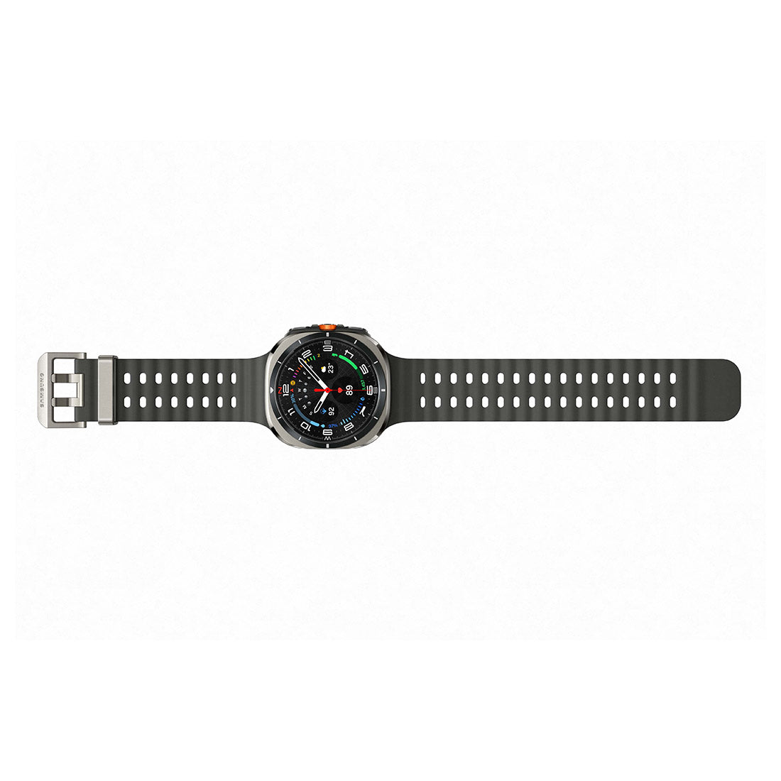 Samsung Galaxy Watch Ultra LTE 47mm Titanium Marine Band - Silver/Dark Grey
