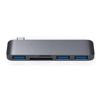 Thumbnail for Satechi USB-C/USB 3.0 3-in-1 Combo Hub - Space Grey