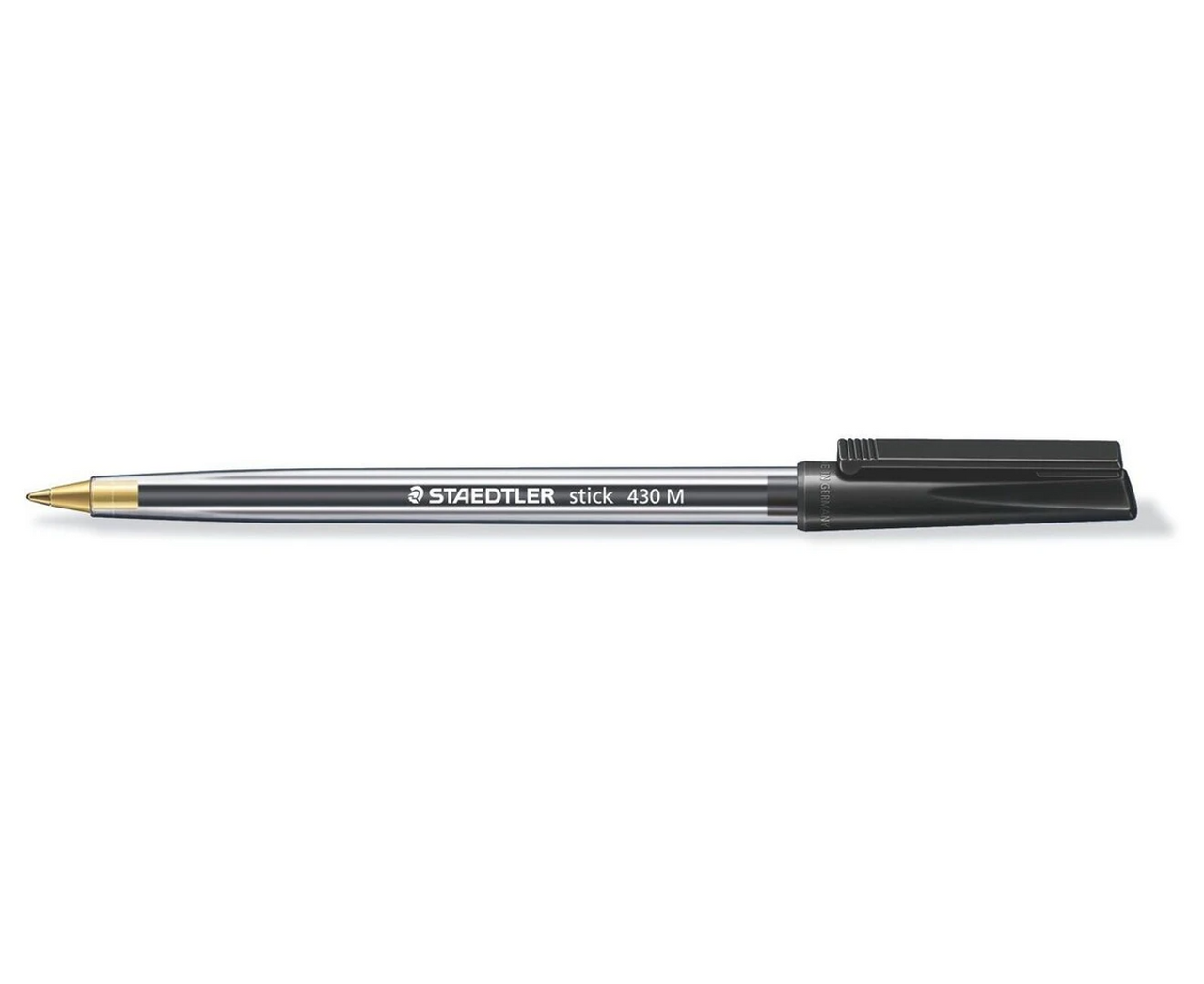 Staedtler 430 Ballpoint Pen Medium Black Ink Dispenser Box Of 100