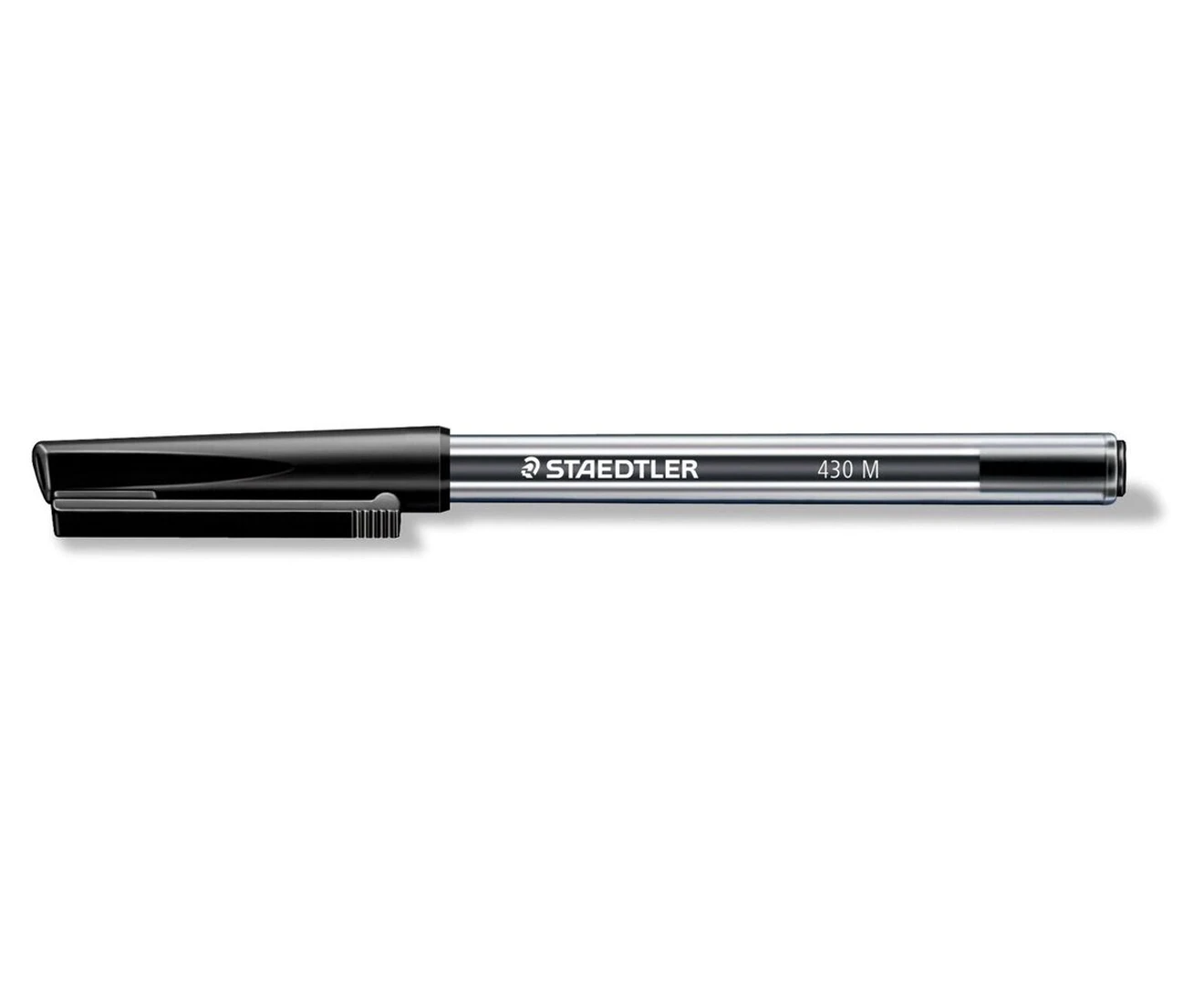 Staedtler 430 Ballpoint Pen Medium Black Ink Dispenser Box Of 100