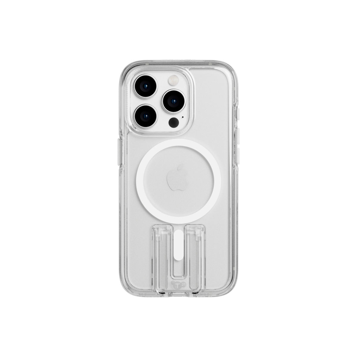 Tech21 Evo Crystal Kick for iPhone 15 Pro Case MagSafe Compatible - White
