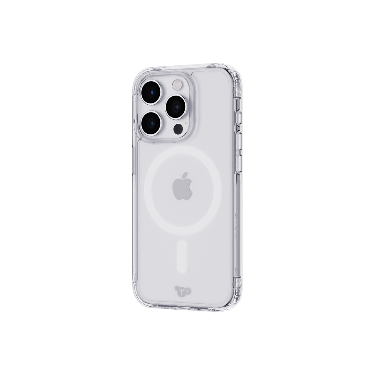 Tech21 Evo Clear - Apple iPhone 15 Pro Case MagSafe Compatible - Clear