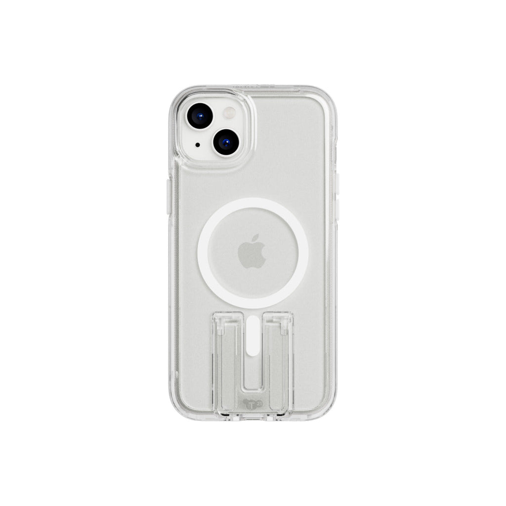 Tech21 Evo Crystal Kick iPhone 15 Plus Case MagSafe Compatible - White