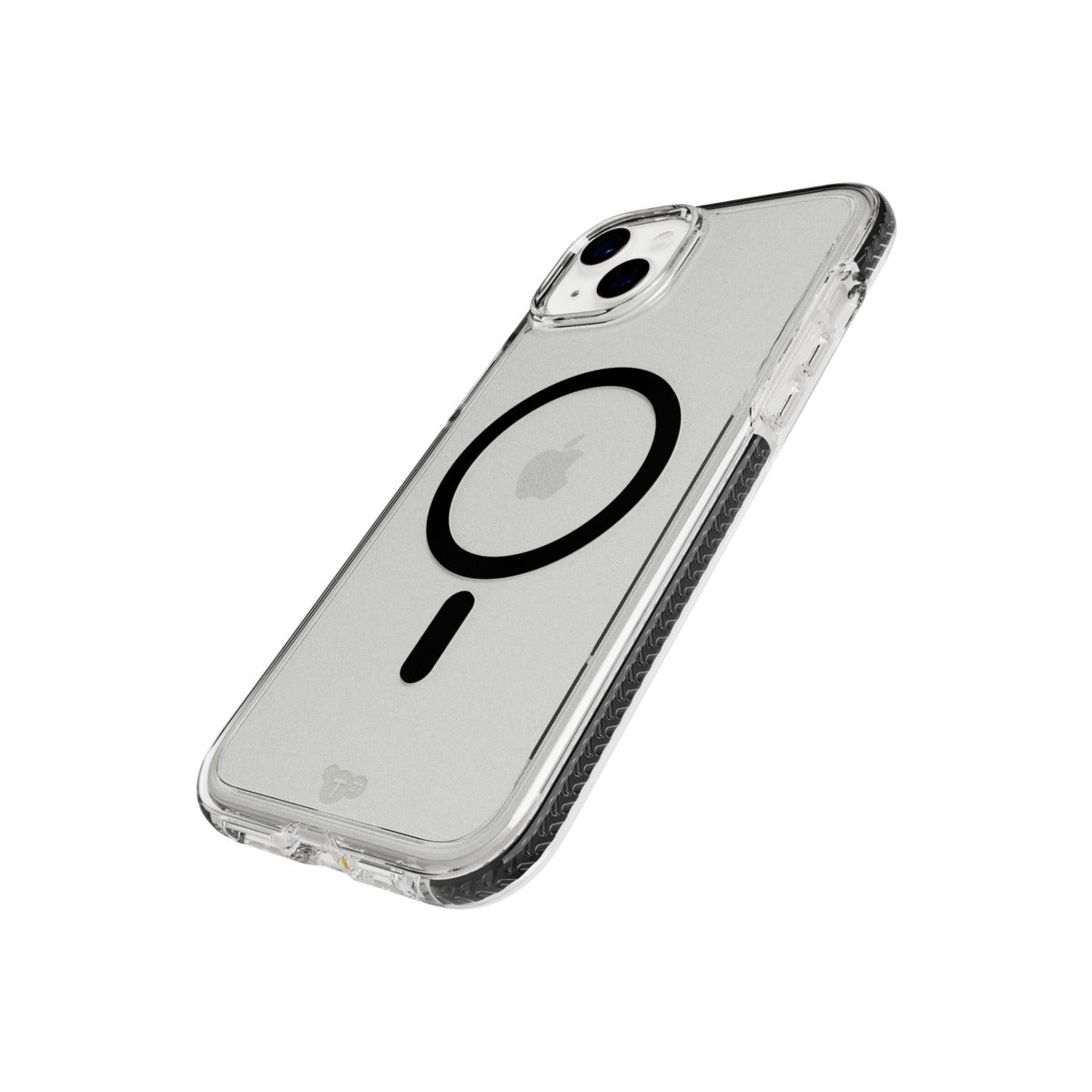 Tech21 Evo Crystal - Apple iPhone 15 Plus Case MagSafe Compatible - Black