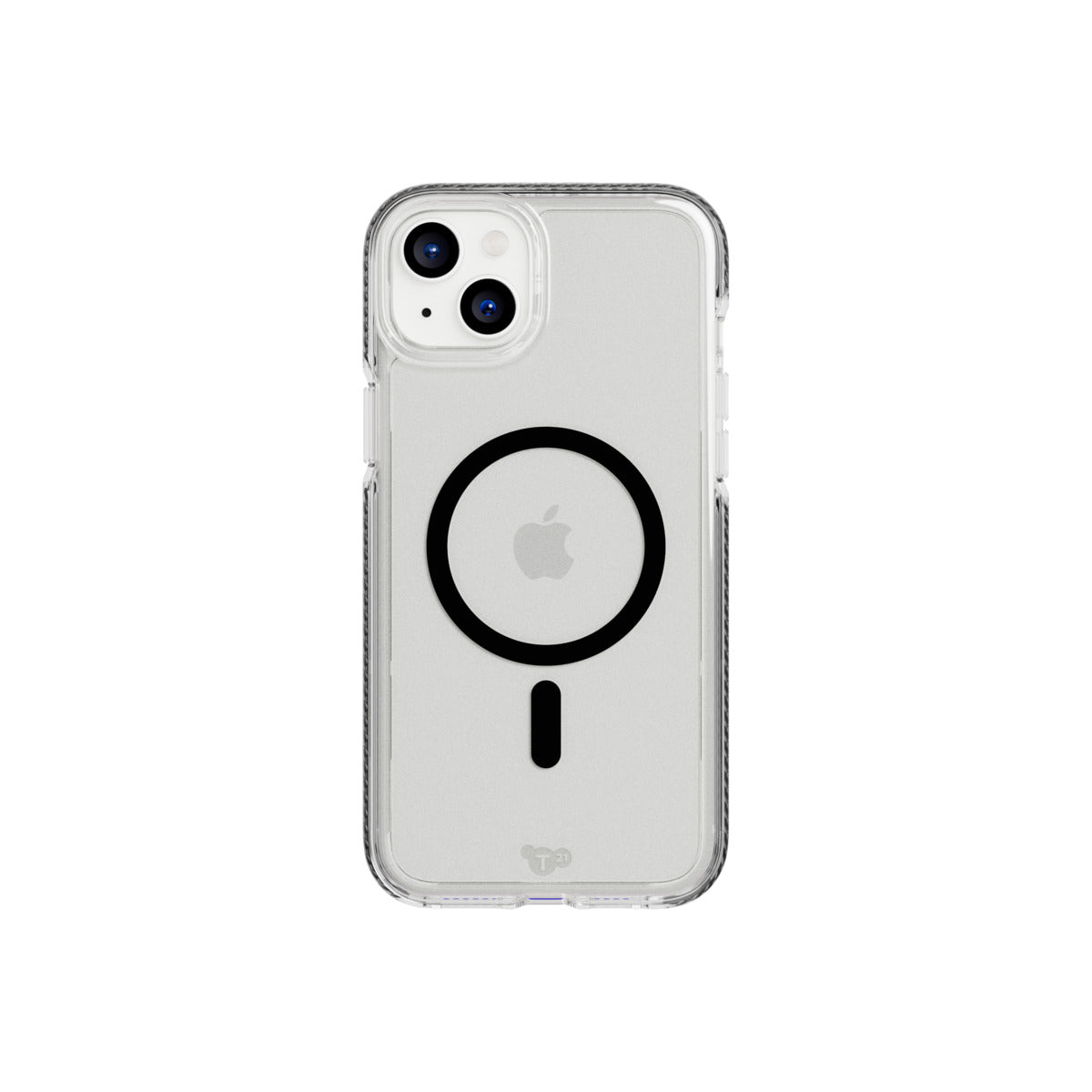 Tech21 Evo Crystal - Apple iPhone 15 Plus Case MagSafe Compatible - Black