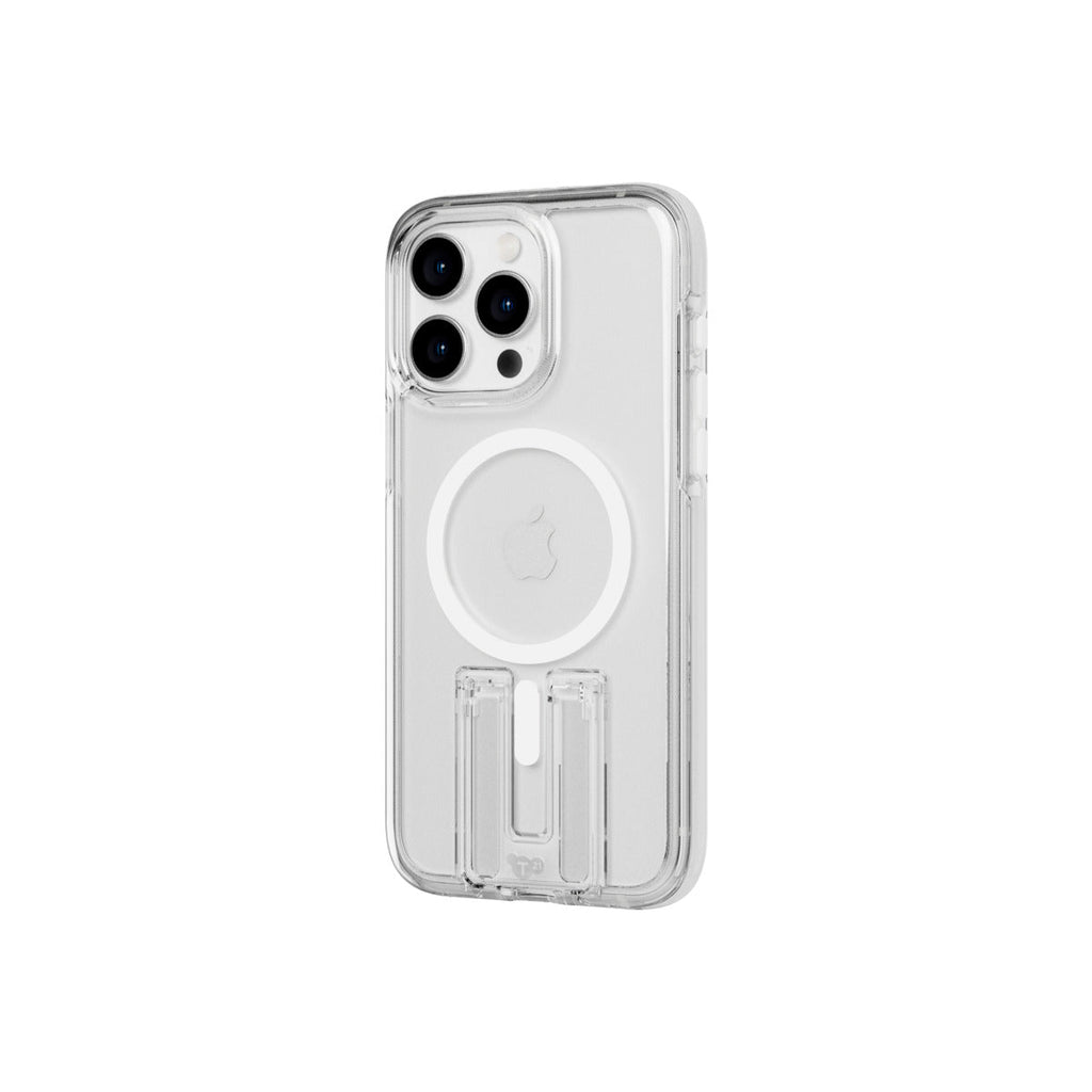 Tech21 Evo Crystal Kick for iPhone 15 Pro Max Case MagSafe Compatible - White