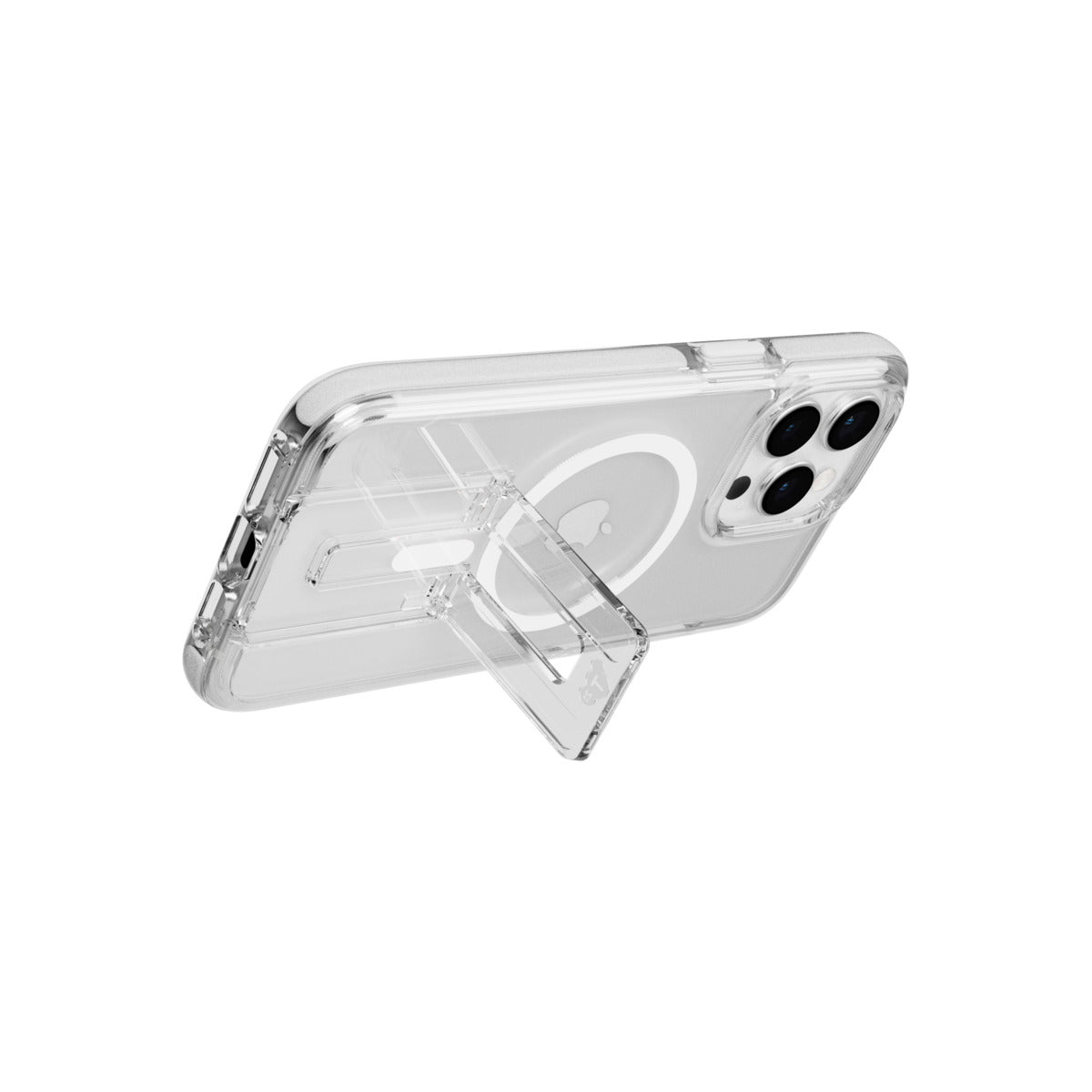 Tech21 Evo Crystal Kick for iPhone 15 Pro Max Case MagSafe Compatible - White