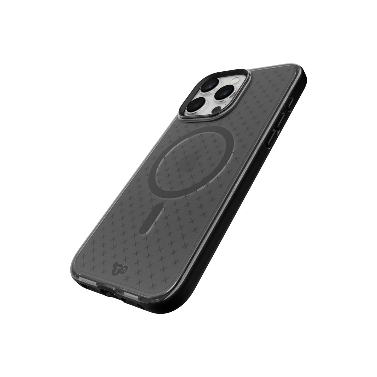 Tech21 Evo Check - Apple iPhone 15 Pro Max Case MagSafe Compatible - Smokey Black
