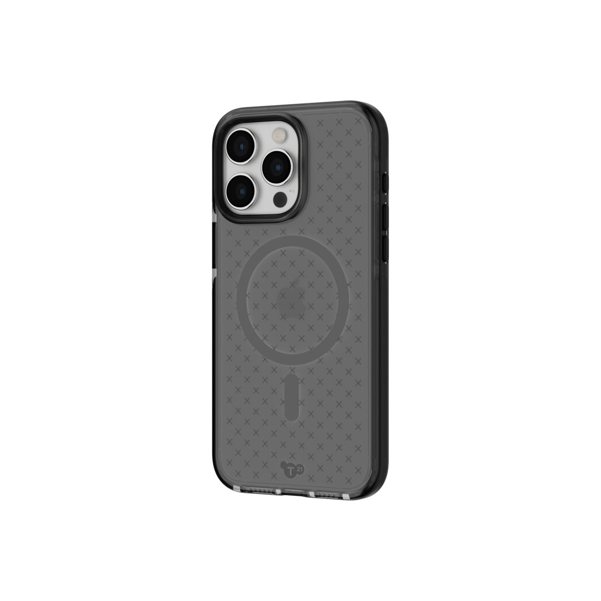 Tech21 Evo Check - Apple iPhone 15 Pro Max Case MagSafe Compatible - Smokey Black