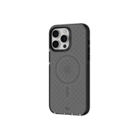 Thumbnail for Tech21 Evo Check - Apple iPhone 15 Pro Max Case MagSafe Compatible - Smokey Black