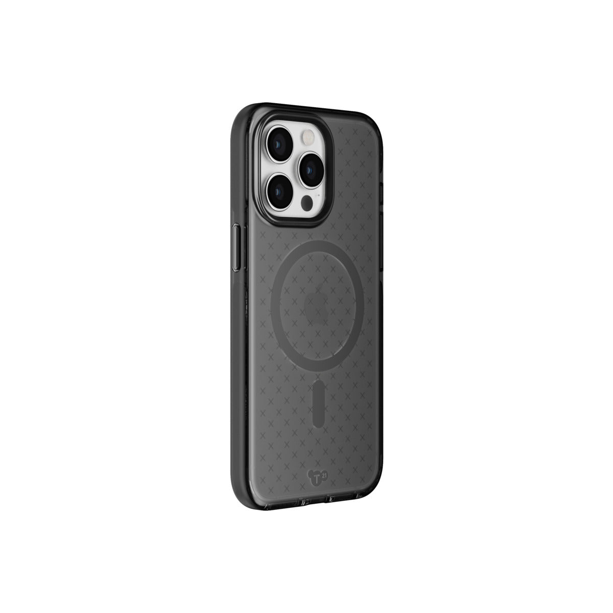 Tech21 Evo Check - Apple iPhone 15 Pro Max Case MagSafe Compatible - Smokey Black