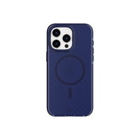 Thumbnail for Tech21 Evo Check MagSafe Compatible for iPhone 15 Pro Max Case - Blue