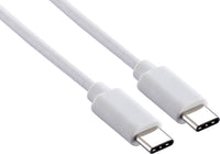 Thumbnail for Comsol 3m USB Type-C Male to Type-C Male Charge Cable White