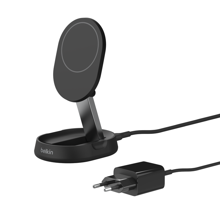 Belkin BoostCharge Pro Magnetic Charging Stand w/Qi2 - Black