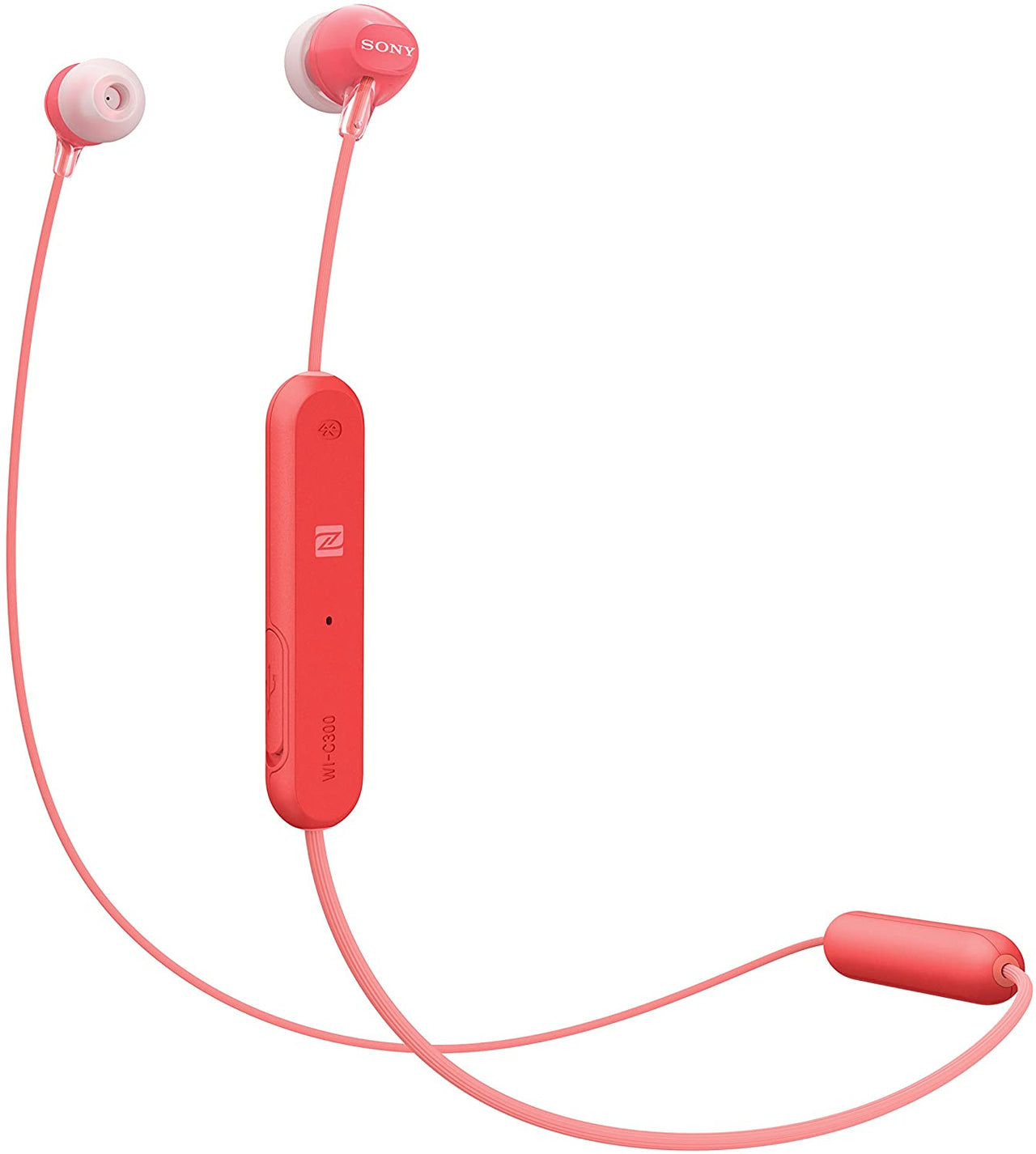 Sony Bluetooth Sports Headphone WI-C300 - Red