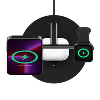 Thumbnail for Belkin BoostCharge PRO 3-in-1 Wireless Charger Stand MagSafe 2023 Model - Black