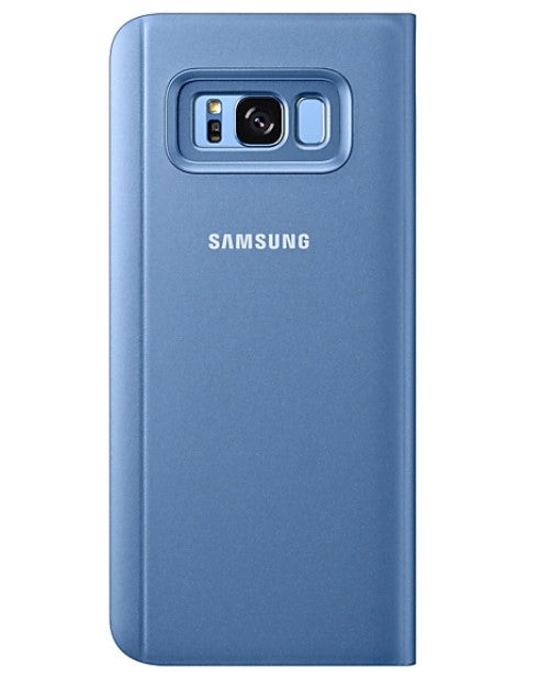 Samsung Clear View Standing Cover Suits Galaxy S8+ - Blue