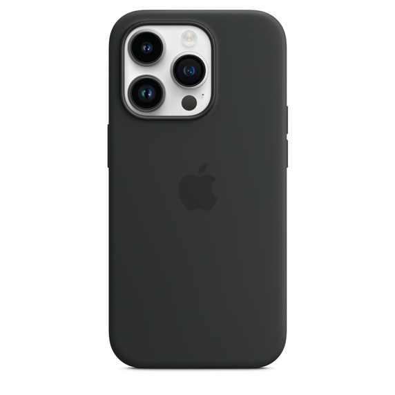 Apple iPhone 14 Pro Silicone Case with MagSafe - Midnight Black