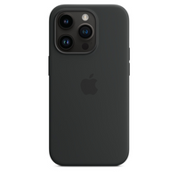 Thumbnail for Apple iPhone 14 Pro Silicone Case with MagSafe - Midnight Black