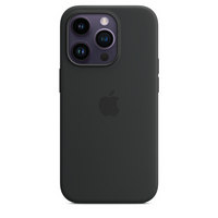 Thumbnail for Apple iPhone 14 Pro Silicone Case with MagSafe - Midnight Black