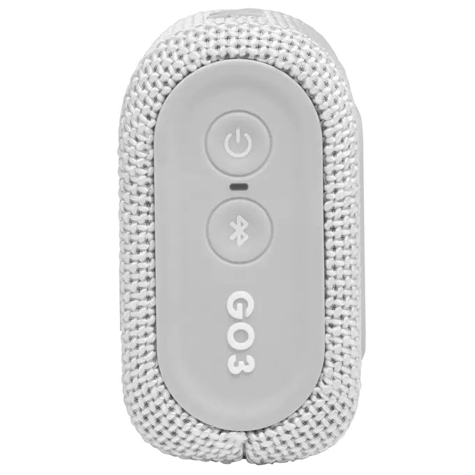 JBL GO3 mini Portable + Loud Bluetooth Speaker - White