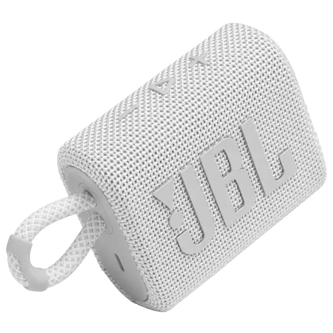 JBL GO3 mini Portable + Loud Bluetooth Speaker - White