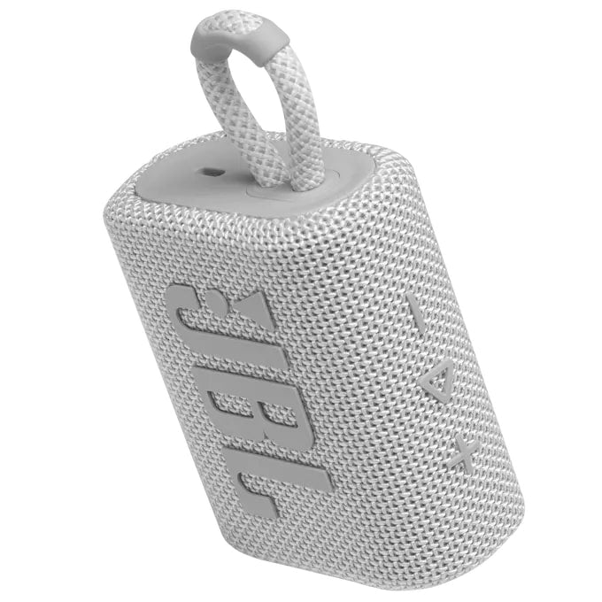 JBL GO3 mini Portable + Loud Bluetooth Speaker - White