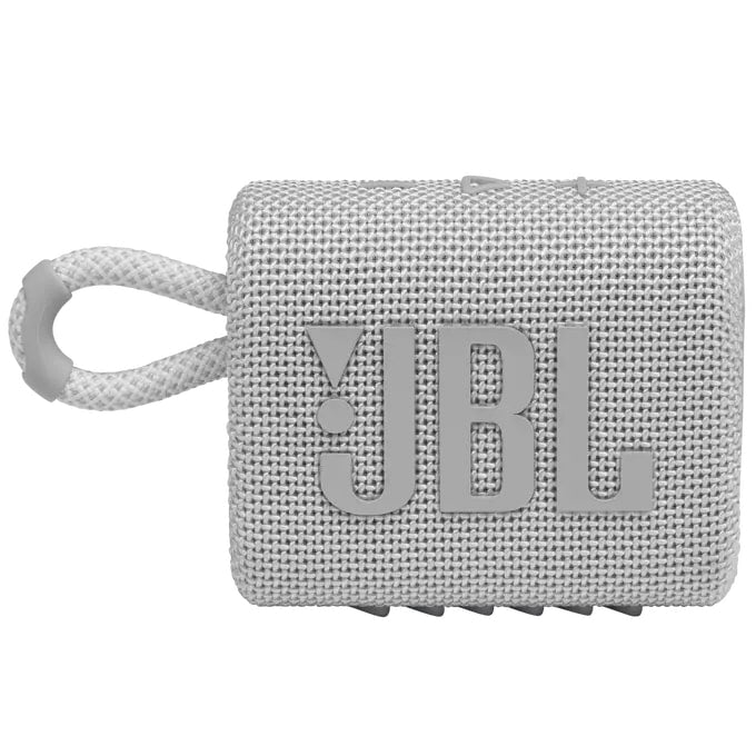 JBL GO3 mini Portable + Loud Bluetooth Speaker - White