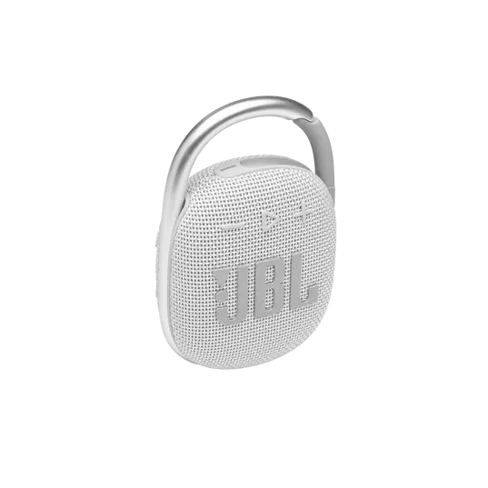 JBL Clip 4 Ultra-portable Waterproof Speaker - White