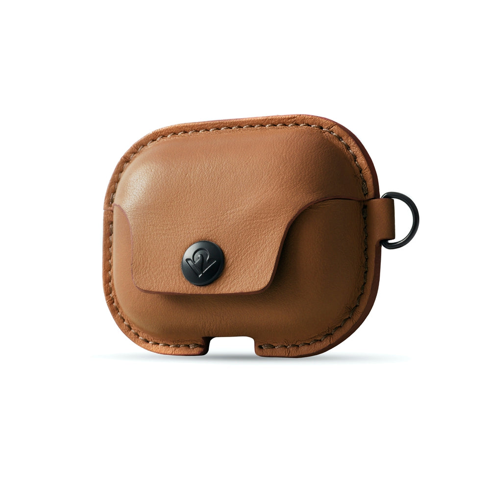 Twelve South AirSnap Protective Case for AirPods Pro - Cognac