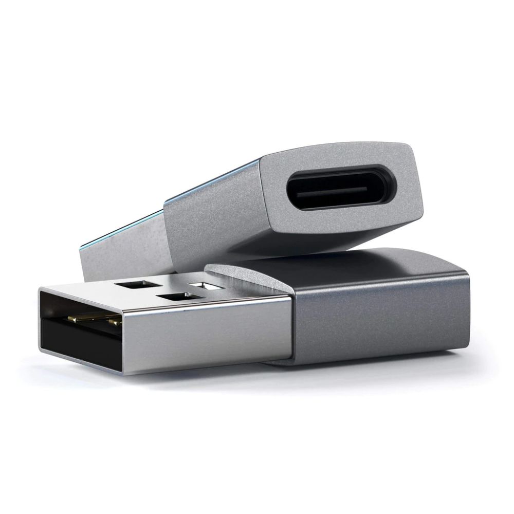 Satechi Aluminium USB-A to USB-C Adapter - Space Grey
